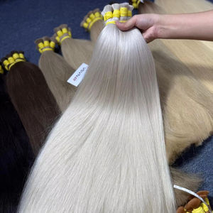 Extensiones de Cabello Remy Vietnamita Virgen 100% de Calidad de Lujo, Personalizables de 12 a 30 Pulgadas, Sin Enredos, Resistentes a la Caída, Suaves y Lisas - Product Image 1