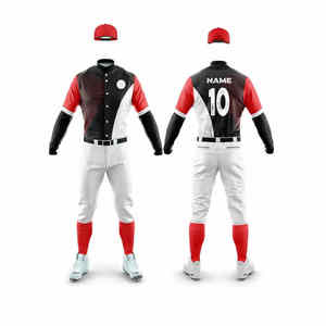 Vente en gros de maillots et pantalons de baseball à sublimation personnalisée de la meilleure qualité, vêtements de sport, uniformes de baseball, tissu en polyester - Product Image 1