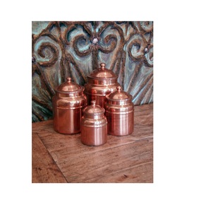 เมล็ดกาแฟโลหะชุบสังกะสีถังเก็บอาหารสีขาวสำหรับใช้ในบ้านและเครื่องครัว - Product Image 4