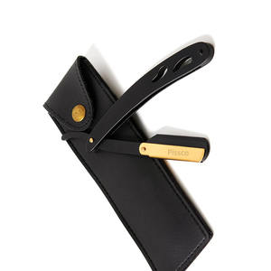 Navaja de Afeitar Plegable de Acero Inoxidable, Cuchilla de Barbero para Cortar el Cabello, Cuchilla Intercambiable, Navaja de Afeitar Recta Personalizada de Acero Inoxidable - Product Image 2