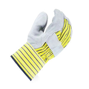 Factory Made Solid Color Working Gloves High Quality Best Selling Non-slip Leather Made Working Gloves <b>Safety</b> Working Gloves - Product Image 2