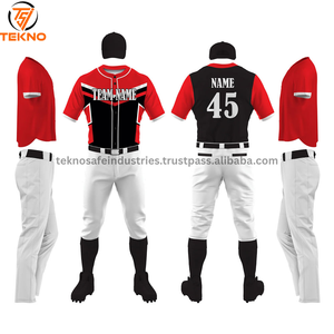 ชุดเสื้อเบสบอลสำหรับใส่เล่นกีฬาเสื้อเจอร์ซีย์และกางเกงแบบซับลิเมชันงานตามสั่ง - Product Image 5