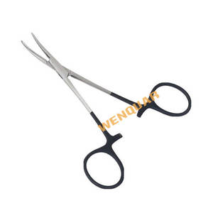 Madical Manual medio Manual herramienta quirúrgica revestimiento negro mosquito fórceps hemostato 12cm/15cm limpieza relleno dientes equipo - Product Image 5