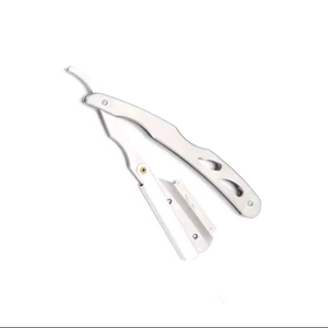 1Pcs ANAAIF Acier Inoxydable Salon Coiffeur Outil Sharp Barber Razor Blade Hair Cutting Knife Home Use Powder Form - Product Image 2