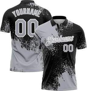 Polos sublimados de primera calidad, ropa deportiva transpirable de ajuste personalizado para hombres, perfecta para clubes, eventos y uso corporativo - Product Image 3