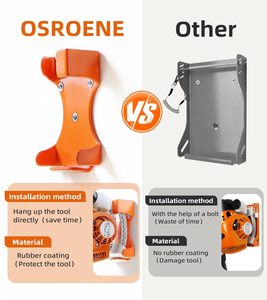 ที่แขวนเครื่องเป่าใบไม้1แพ็คอัพเกรดชั้นวางเครื่องเป่าลมมือถือสำหรับผนังโรงรถที่จับเครื่องเป่าใบไม้สำหรับ BG-56 <span class=keywords><strong>Stihl</strong></span> BG-<span class=keywords><strong>66</strong></span> BG-86 - Product Image 3