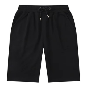 Pantalones de chándal de algodón de 200g para hombre, pantalones holgados de cinco cuartos, pantalones cortos deportivos informales de talla grande - Product Image 1