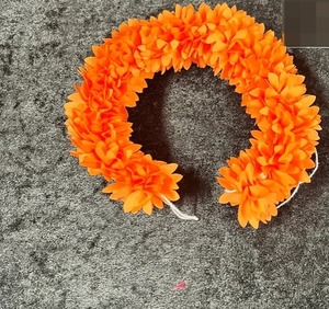 Tissu Gajra cheveux accessoire pakistanais musulman Nikah faveur cadeau mariée mariage besoins coloré fantaisie Veni tresse cordes pour cheveux - Product Image 5