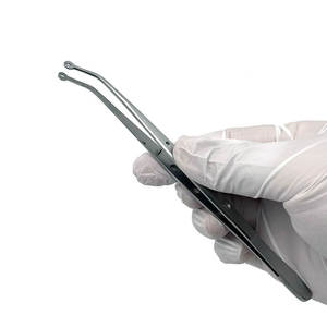 Pinzas de instrumentos quirúrgicos dentales con punta dentada, fórceps de algodón con ranuras y pinzas de aguja para operaciones quirúrgicas - Product Image 5