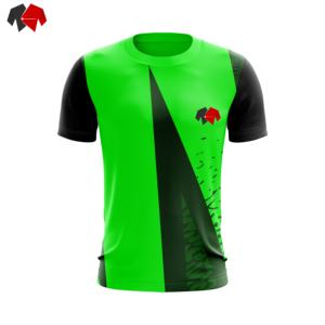 T-shirt décontracté personnalisé pour homme à manches courtes avec logo frontal, en Spandex/Polyester respirant et antibactérien, idéal pour le quotidien - Product Image 1