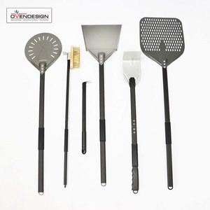 Set Premium di Sei Accessori Ecologici in Argento per Forno <span class=keywords><strong>Pizza</strong></span>, Attrezzatura per Cucina Esterna e Ristoranti, Pala per <span class=keywords><strong>Pizza</strong></span> - Product Image 5