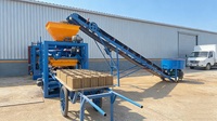 Ligne de production automatique de briques creuses en béton contrôlée par PLC, machine à fabriquer des blocs de ciment haute efficacité à faible consommation