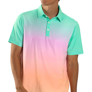 Camiseta Deportiva Casual para Hombre OEM, Diseño Personalizado, Manga Corta, Tejida, Transpirable, Ecológica, Ropa de Golf para Exteriores - Product Image 5