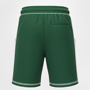 Shorts de basketball en mesh Elite avec bande élastique large, panneaux de ventilation ciblés, 100 % polyester, couleur unie, pour les matchs de niveau professionnel - Product Image 2