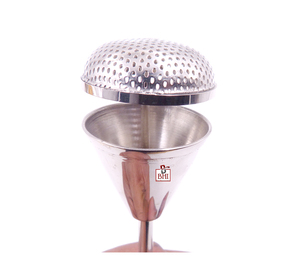 Passoire en laiton, accessoires de cuisine en métal pour faire passer les liquides des aliments, design antique, outils de cuisine pour la maison et la cuisine - Product Image 5