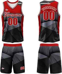 Uniformes de basketball pour hommes sans manches, 100 % polyester, dernière conception personnalisée, sublimation, grandes tailles, avec taille et nom de marque personnalisés - Product Image 6