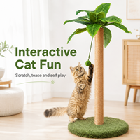 Arbre à chat en bois moderne, écologique et durable, avec griffoir et centre d'activités pour chats d'intérieur, personnalisable OEM, emballage en carton