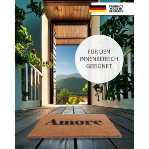 Amore <b>Coconut</b> Reversible Coir Doormat Modern PVC and Rubber Tufted Door <b>Mat</b> with Logo Printing for Indoor Outdoor Office Use - Product Image 5