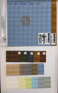 Para Suiza exportación marca internacional 36 100% tejido de lino liso vestidos de camisa tela para niños niñas patrón de lino de algodón - Product Image 2