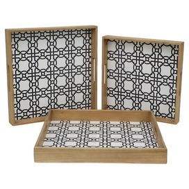 Bandeja de madera pulida con infusión artesanal para artesanías de madera Cajas de madera Letreros de pared - Product Image 2