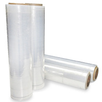 PE transparent palette emballage film étirable adhésif lldpe rouleau main film étirable matériau recyclé au vietnam