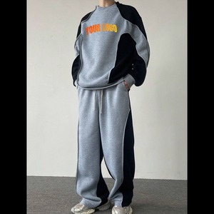 ชุดวอร์มสำหรับผู้ชายและชุดวิ่ง2ชิ้นเปิดไหล่สำหรับฤดูหนาว - Product Image 1