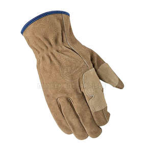 Guantes de trabajo de cuero de doble palma Premium. Durabilidad superior, resistencia a la abrasión y comodidad para uso industrial, construcción - Product Image 2