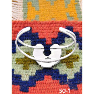 Southwest Handmade Santa Maria & Sterling <b>Silver</b> Fashion <b>Cuff</b> <b>Bracelet</b> - Product Image 4