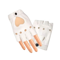 Gants de pole dance mi-doigts personnalisés pour adultes unisexes, polyester/spandex/latex, logo et tailles personnalisés, vêtements de danse de performance
