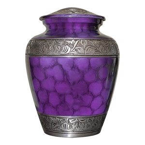 Urna de cenizas conmemorativas de Metal de diseño moderno de estilo americano superventas, urna de recuerdo de aluminio, urnas funerarias/de cremación para adultos - Product Image 1