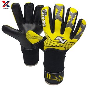 2026 Super Soft Leather Professional Football Goalkeeper Gloves Non-Slip Breathable Full <b>Finger</b> Protection Adjustable High - Product Image 6