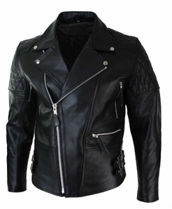 Blouson de course pour homme avec vestes en cuir de moto Blouson en cuir de moto Street Biker - Product Image 4