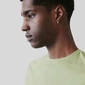 Camiseta de manga corta con cuello redondo para hombre, 100% algodón, secado rápido, duradero, diseño personalizado, Color sólido, 200 gramos, ropa para exteriores, en blanco, 200 gramos - Product Image 4