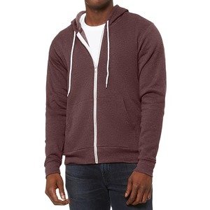 Venta al por mayor de diseño 2025 de manga larga de tela transpirable Hombres Sudadera con capucha en diferentes colores Para la venta Logotipo personalizado Zip Up Hombre Sudaderas con capucha - Product Image 1