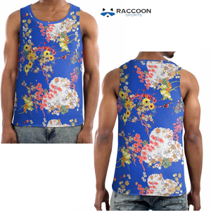 Camiseta sin mangas personalizada para hombre, producto prémium, transpirable, con estilo, nueva llegada, sublimación, deportes de mapache - Product Image 3