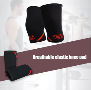 Genouillère épaisse de 7 mm, manchons de soutien pour squats, spandex de haute qualité, nylon respirant, anti-UV, séchage rapide, unisexe, professionnel - Product Image 6