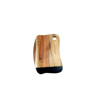เขียงไม้สับทรงกลมเคลือบสำหรับเครื่องครัวอุปกรณ์บนโต๊ะอาหารเขียง - Product Image 6
