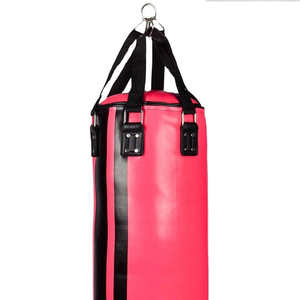 Sac de frappe de boxe en cuir PU et cuir véritable, entièrement rembourré, haute qualité, économique, pour la vente en gros - Product Image 3