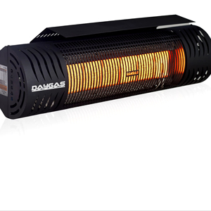 Calentador exterior radiante de cerámica infrarroja Daygas de 18 KW, escenario de 4 piedras de acero duradero para Patio, cafetería y restaurante, opción de Gas eléctrico - Product Image 1