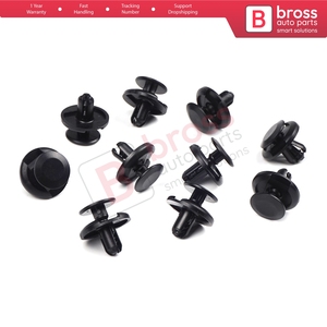 BCF2349 10 Piezas Retenedor de Tipo Empujable para Guardabarros, Color Negro, para 71741883 09409 07332 000 90467 09164 - Product Image 5