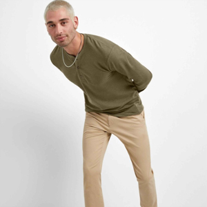 Chemises à manches longues pour hommes au design élégant - Chemises en lin/coton de haute qualité, respirantes, écologiques, à séchage rapide, pour le printemps - Product Image 5