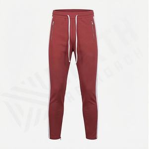 Pantalon de jogging empilé personnalisé pour homme et femme, pantalon de survêtement décontracté avec poches latérales, athlétique, pour la gym, la course, le fitness, streetwear - Product Image 1