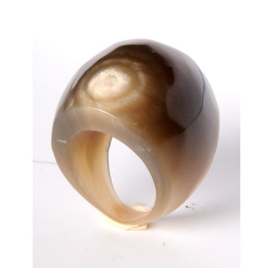 Anillo Unisex Hecho a Mano Natural Cuerno de Búfalo Anillo Ecológico Orgánico Estilo Amor Dedo Accesorios en Colores y Tamaños Mezclados - Product Image 3