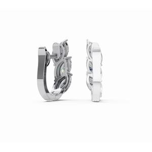 Boucles d'oreilles en diamant Marquise céleste 9 KT 14 KT 18 KT Or Bijoux cultivés en laboratoire Vente en gros OEM B2B Fournisseur d'exportation - Product Image 3