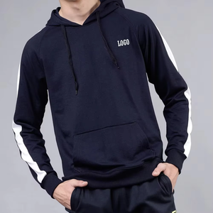 Sudadera con capucha de alta calidad Canguro Logotipo personalizado Hombres Sudaderas con capucha Sudaderas Básicas transpirables Ropa informal mezclada de algodón - Product Image 6