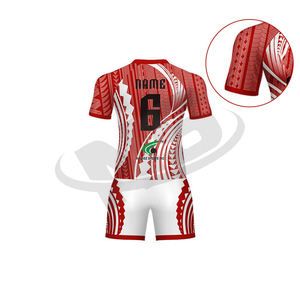 Uniforme de voleibol por sublimación de alta calidad, diseño profesional OEM, ropa deportiva ajustada para clubes y equipos - Product Image 3