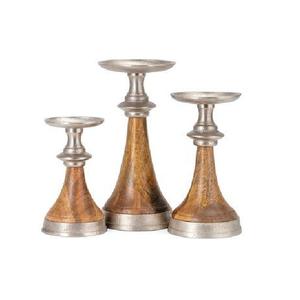 Portavelas decorativo artesanal de madera Premium de diseño artístico de diseño clásico de llegada superior para boda y fiesta - Product Image 6