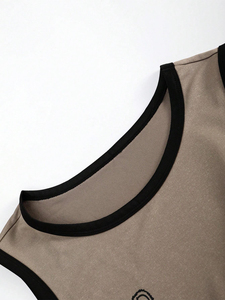 Débardeur Homme Personnalisé à Prix Usine, Logo Personnalisé, Coupe Musclée Décontractée, Coton/Bambou, Sans Manches, Respirant, Séchage Rapide, Pour Entraînement et Gym, Uni - Product Image 6