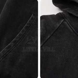 Dernier modèle de survêtement en molleton respirant 100 % coton de haute qualité pour homme, effet délavé à l'acide, couleur personnalisée, grandes tailles, directement du fabricant - Product Image 4