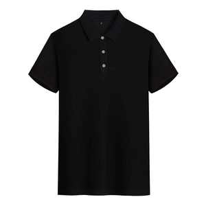 เสื้อโปโลผู้ชายผ้าไหมน้ำแข็งดีไซน์ใหม่ปี 2025 ขอบเย็บแบบพิเศษ รับสกรีนโลโก้ เสื้อโปโลสไตล์สตรีทแวร์สำหรับฤดูร้อน ขายส่ง เสื้อโปโลยูนิเซ็กซ์ - Product Image 2